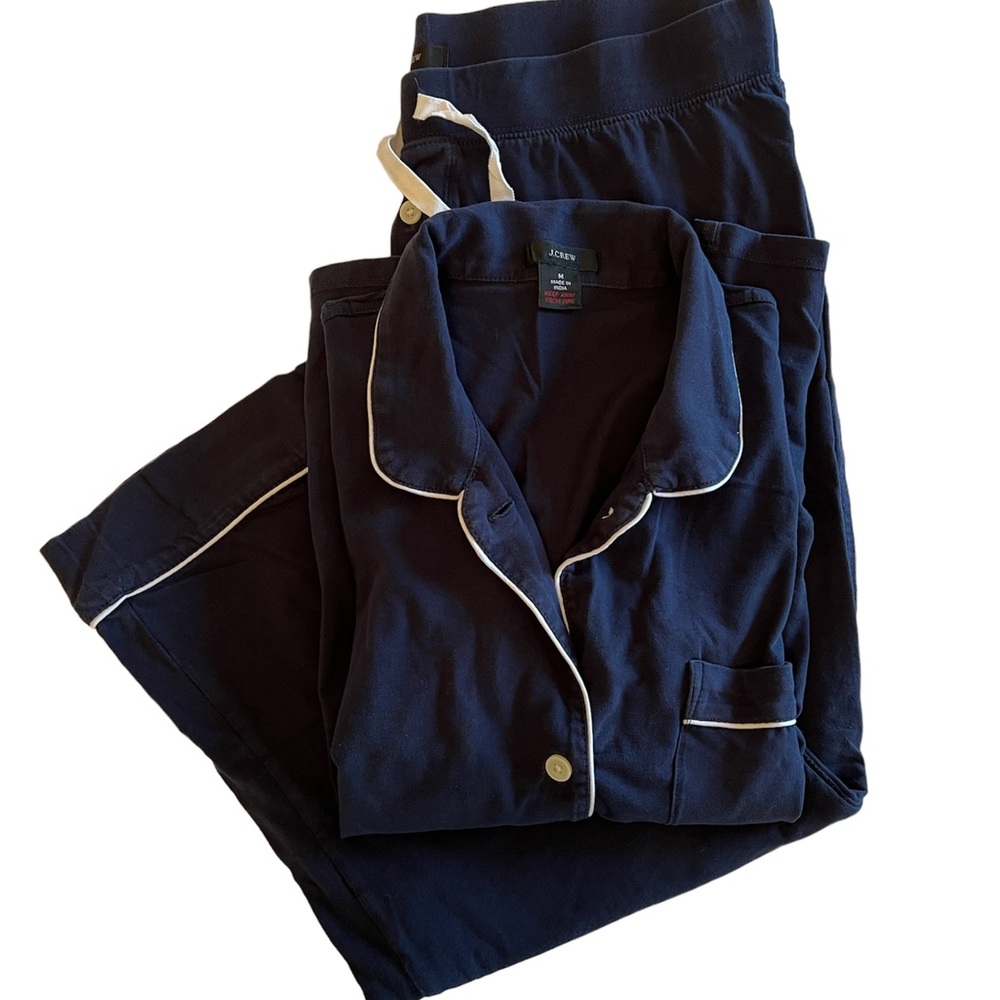 Jcrew Spring Navy Pajama Set size M